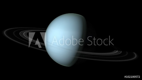 Picture of Uranus Elements of this image furnished by NASA